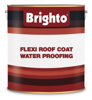 Brighto Flexi Roof Coat Waterproofing – Flexible Elastic Roof Coating for Long Lasting Leak Protection & Heat Resistance